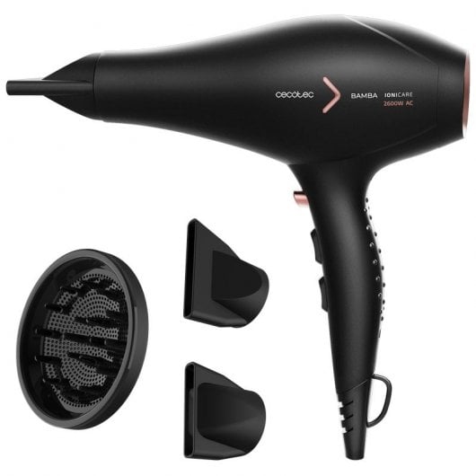 Cecotec Bamba IoniCare 5350 PowerShine Fire Secador de Cabelo 2600W