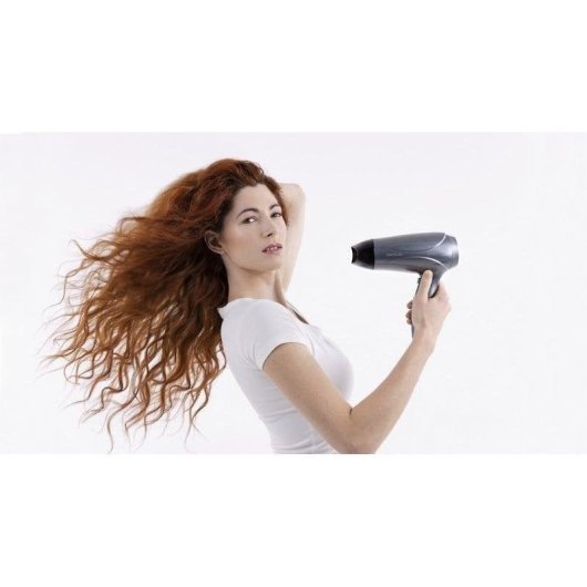 Secador de Cabelo Dobrável Iónico de Viagem Cecotec Bamba IoniCare 5400 Power&Go 2400W 2 Temperaturas 2 Velocidades Jato de Ar Frio Preto