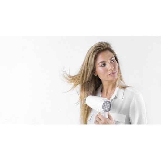 Secador de Cabelo de Viagem Dobrável Iónico Cecotec Bamba IoniCare 5400 Power&Go 2400W 2 Temperaturas 2 Velocidades Jato de Ar Frio Branco