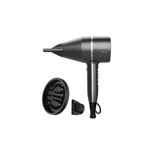 Phon Ionico Professionale Cecotec Bamba IoniCare 5500 PowerStyle 1800W 2 Velocità Accessori Nero