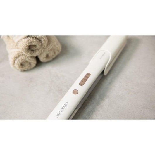 Prancha de Cabelo Turmalina Cecotec Bamba RitualCare 885 Hidraprotect Ion 220ºC 5 Definições Iónica Desligamento Automático Branco
