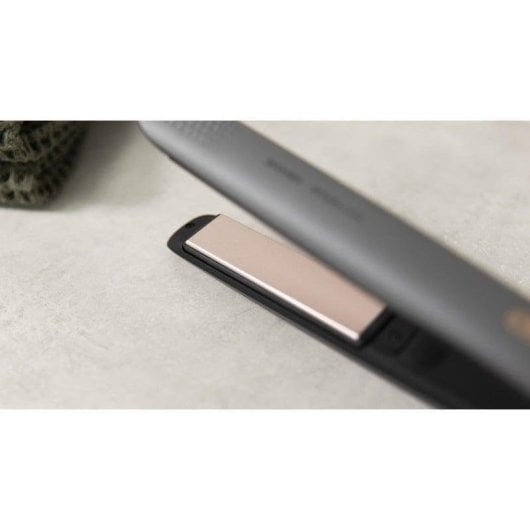 Prancha de Cabelo Titânio Cecotec Bamba RitualCare 890 Titanium 220ºC 5 Definições Desligamento Automático Placas Flutuantes Cinzento