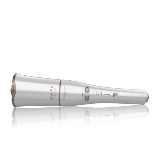 Arricciacapelli Automatico Cecotec Bamba SurfCare 800 Magic Waves Pro Cheratina Ionica 150-210°C 4 Impostazioni XL Oro rosa e bianco