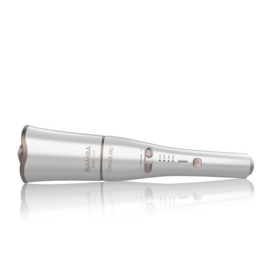 Arricciacapelli Automatico Cecotec Bamba SurfCare 800 Magic Waves Pro Cheratina Ionica 150-210°C 4 Impostazioni XL Oro rosa e bianco