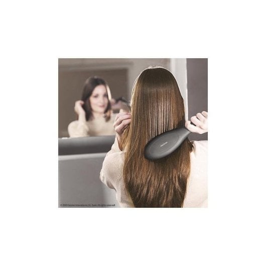 Glättbürste Cecotec Bamba InstantCare 900 Perfect Brush Keramik Ionen 9 Temperaturstufen Schwarz