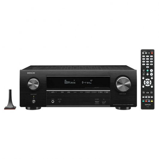 Pack Denon AVR-X1600H Recetor AV 7.2 Canais 4K + Polk Audio TL1600 Home Cinema 5.1