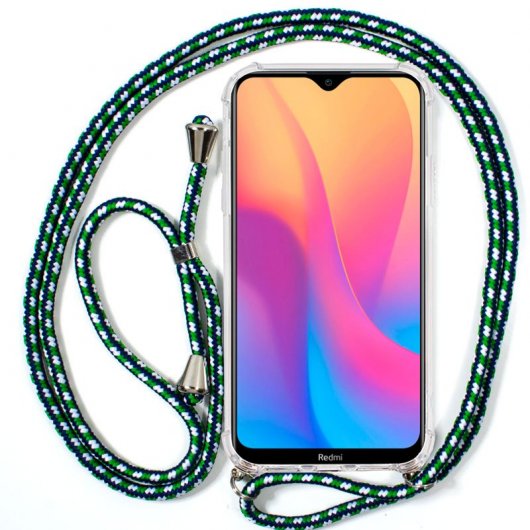 Cool Funda con Cordón Verde para Xiaomi Redmi 8/8A