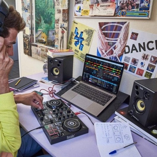Contrôleur DJ Hercules DJLearning Kit DJControl Inpulse 200 Pack Tout-en-un