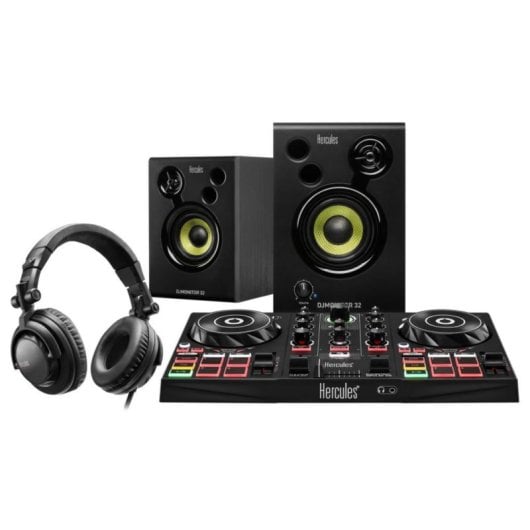 Contrôleur DJ Hercules DJLearning Kit DJControl Inpulse 200 Pack Tout-en-un