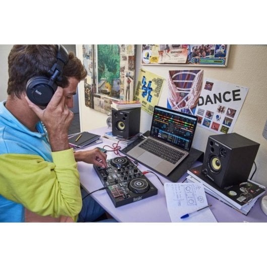 Contrôleur DJ Hercules DJLearning Kit DJControl Inpulse 200 Pack Tout-en-un