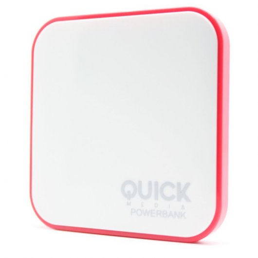 Quick Media PB26 PowerBank 2600Mah MicroUSB Rosa