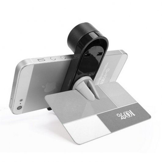 Quick Media Soporte de Pinza Negro para Smartphone