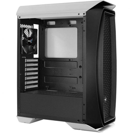 Aerocool Aero One Cristal Templado USB 3.1 Blanco