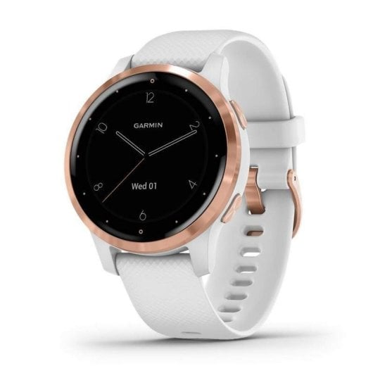Garmin Vivoactive 4S Smartwatch Blanco/Oro Rosa