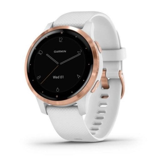Garmin Vivoactive 4S Smartwatch Blanco/Oro Rosa