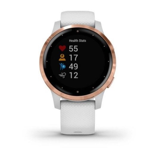 Garmin Vivoactive 4S Smartwatch Blanco/Oro Rosa