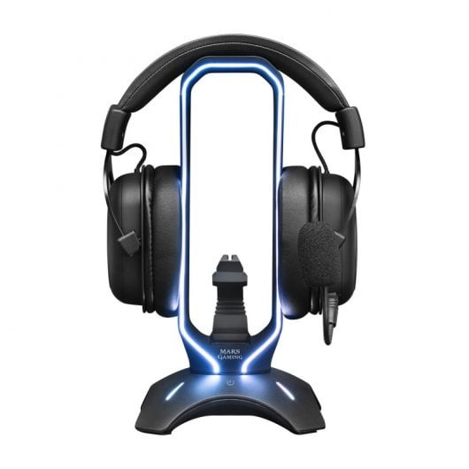 Mars Gaming MHHPRO Soporte para Auriculares 3 en 1 RGB