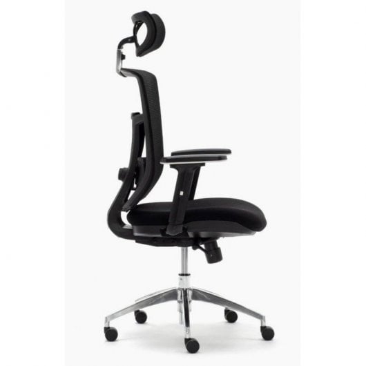 Euromof Ankara Silla de Oficina con Cabecero Negro