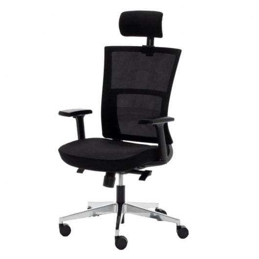 Chaise de bureau ergonomique noire Euromof Atlanta