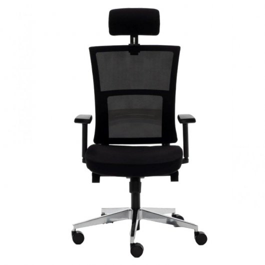Chaise de bureau ergonomique noire Euromof Atlanta