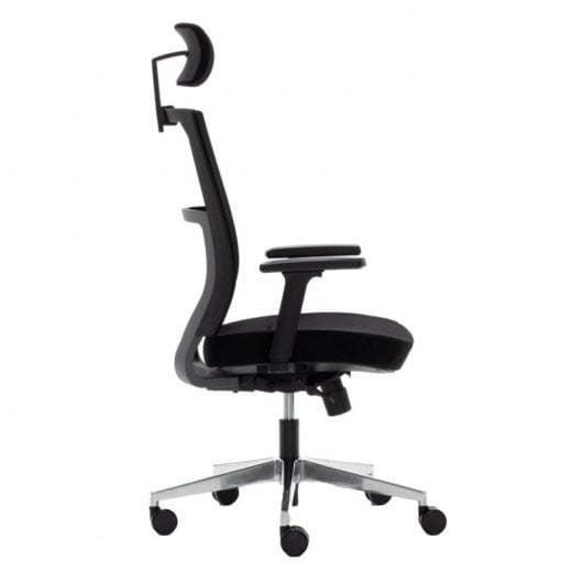 Chaise de bureau ergonomique noire Euromof Atlanta