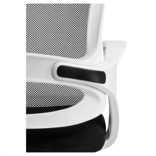 Euromof Lisboa Silla de Oficina Blanca/Negra