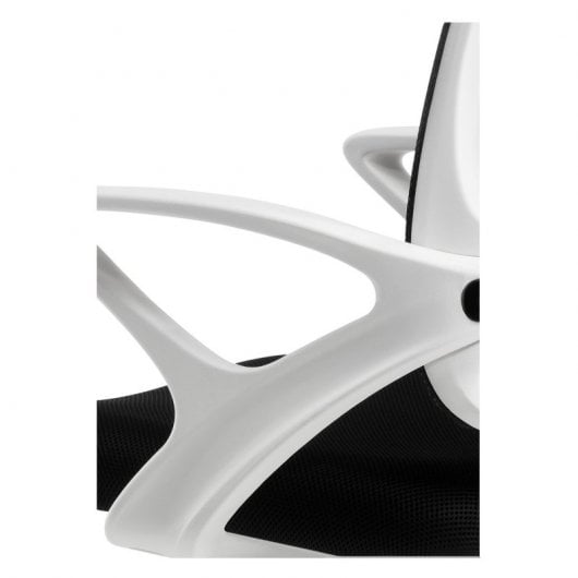 Euromof Lisboa Silla de Oficina Blanca/Negra