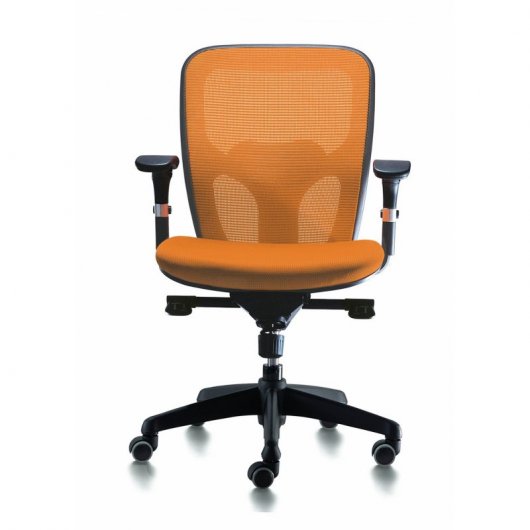 Euromof Boston Cadeira de Escritório com Suporte Lombar Laranja