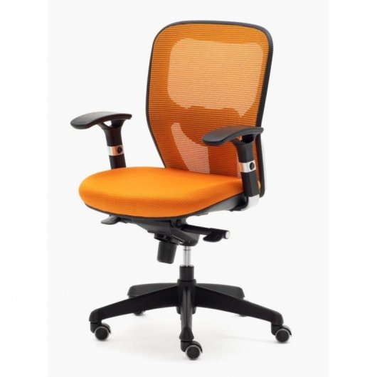Euromof Boston Cadeira de Escritório com Suporte Lombar Laranja