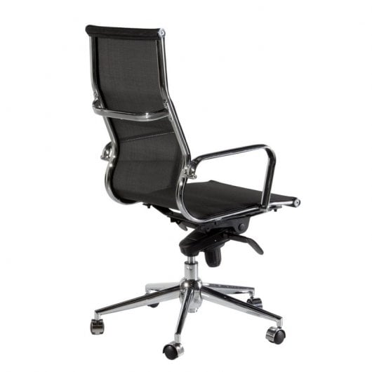 Euromof Berlín Sillón de Oficina con Respaldo Alto Negro