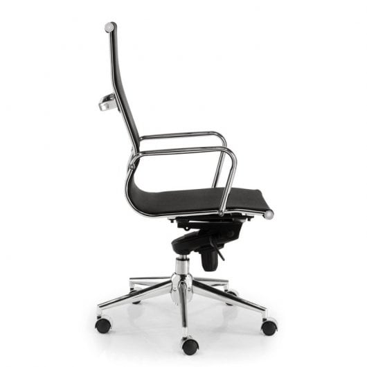 Euromof Berlín Sillón de Oficina con Respaldo Alto Negro