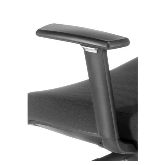 Euromof Chicago Silla de Oficina con Soporte Lumbar y Ruedas Blandas Negra