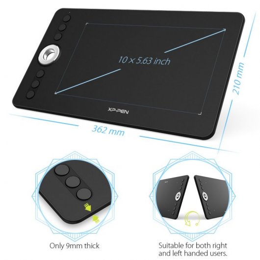 XP-Pen Deco 02 Tableta Gráfica