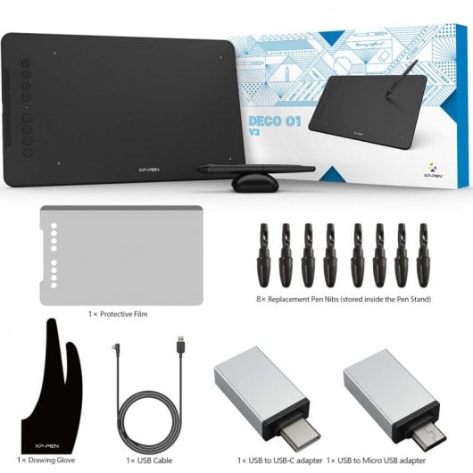 XP-Pen Deco 01 V2 Tableta Gráfica