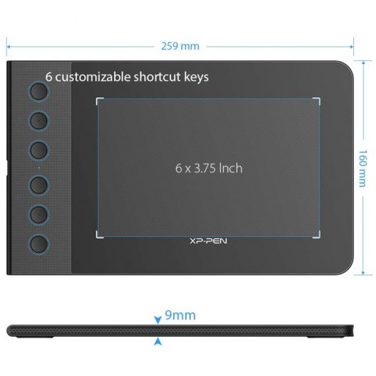 Tavoletta grafica XP-Pen G640s V2