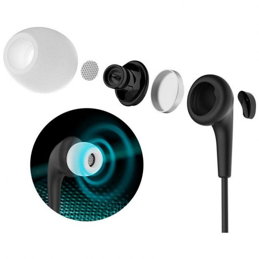 Iluv Bubble Gum Air Auriculares Bluetooth Negros