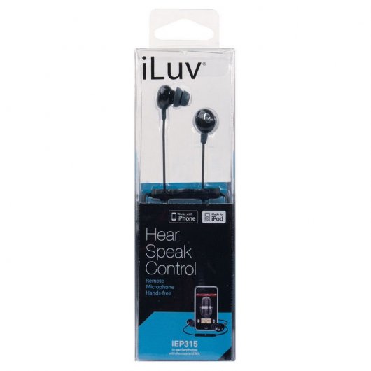 Iluv IEP315 Auriculares Intrauditivos Negros
