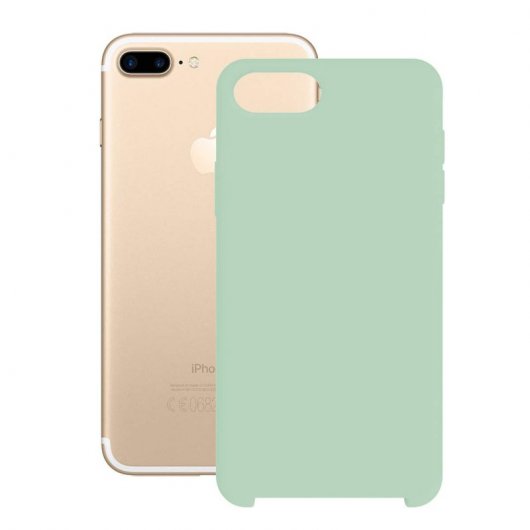 Contact Funda Silk TPU Turquesa para iPhone 7 Plus/8 Plus
