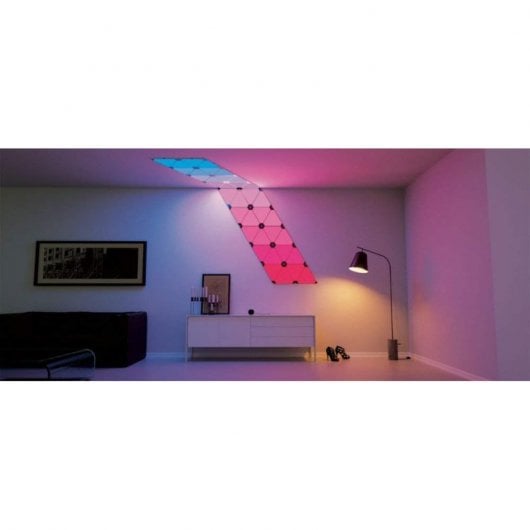 Nanoleaf Aurora Starter Kit de 9 Paneles LED Modulares + Unidad de Control + Rhythm