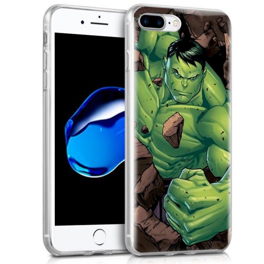 Cool Funda Marvel Hulk para iPhone 6 Plus/7 Plus/8 Plus