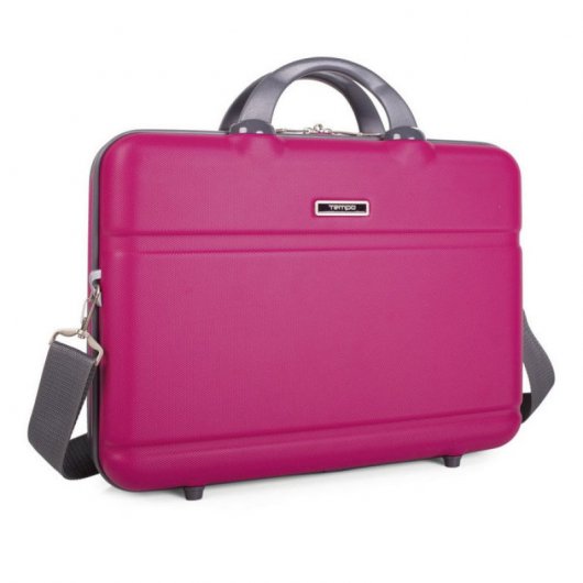 Tempo Wall Street 6700 Maletín para Portátil hasta 15" Fucsia/Gris