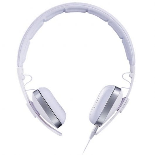 Auriculares Hiditec Wave met microfoon, bedraad, supra-aural, wit