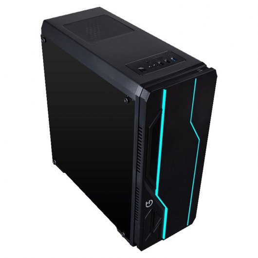 Hiditec V10 RGB USB 3.0 con Ventana Negra