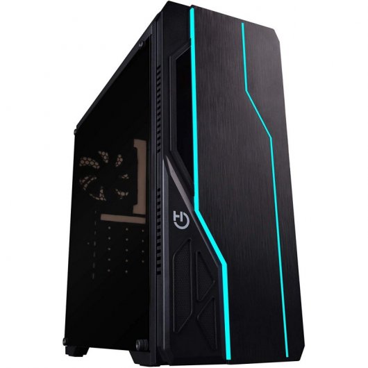Hiditec V10 RGB USB 3.0 con Ventana Negra