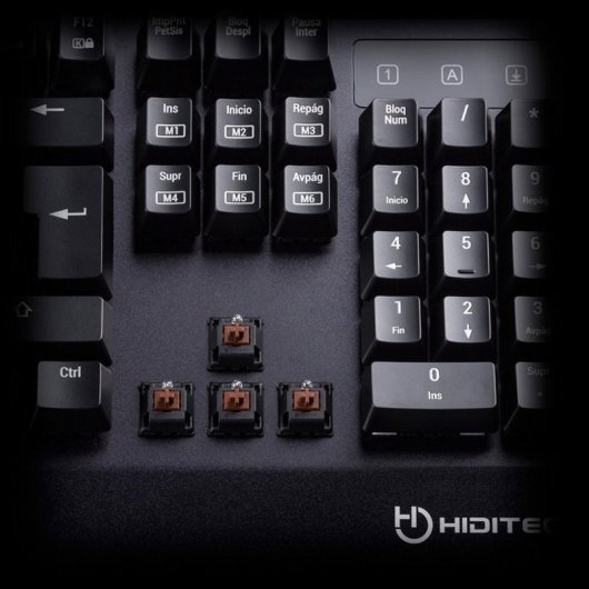 Hiditec GK500 Teclado Mecánico Gaming Cherry MX Brown