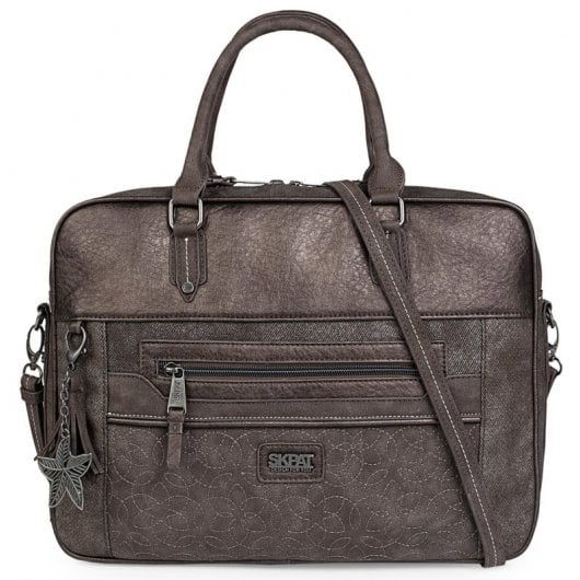 Skpat Brindley 303838 Maletín para Portátil hasta 15" Marrón