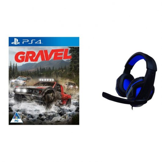 Pack Gravel PS4 + Auriculares Gaming Nuwa Azules