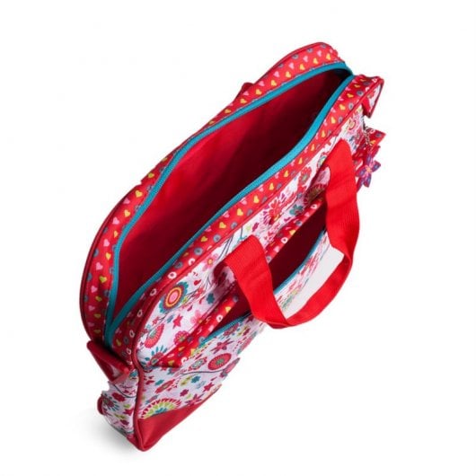 Skpat Red Flowers 55606 Maletín para Portátil hasta 15" Estampado Rojo