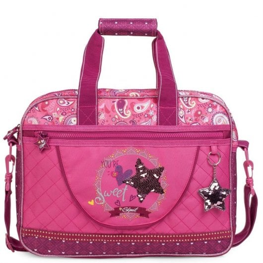 Skpat Liubliana 130306 Maletín para Portátil hasta 15" Estampado Fucsia