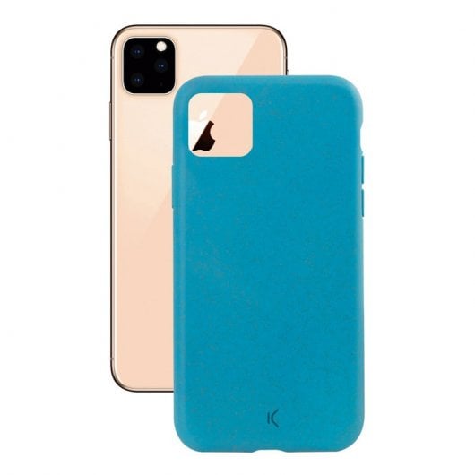 Ksix Silk Funda Eco-Friendly Azul para iPhone 11